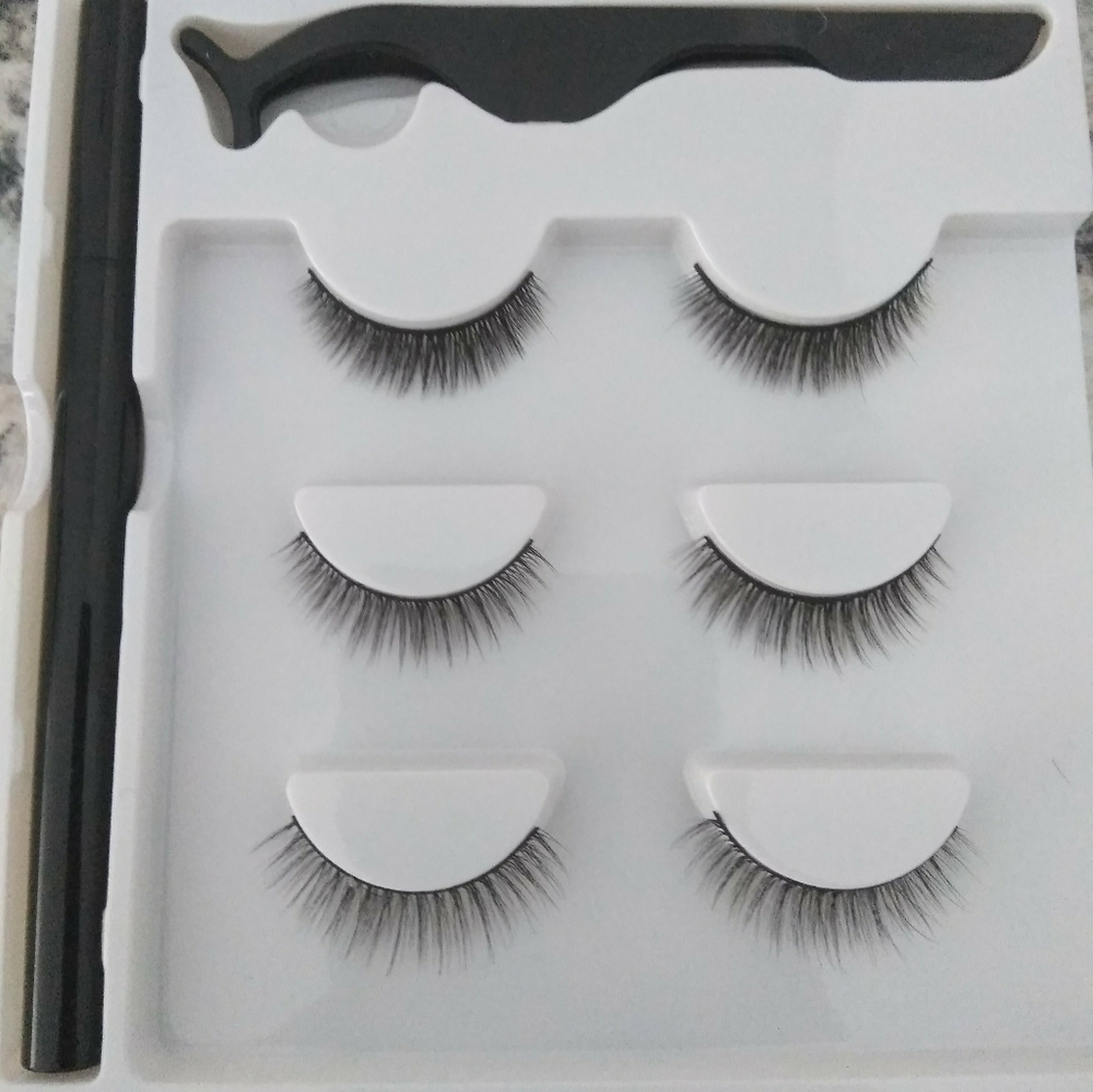 Magnetic eyelashes set